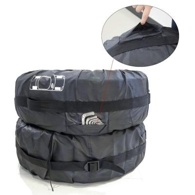 China High Quality Luxury Polyester Car Spare Wheel Tire Storage Bag for sale