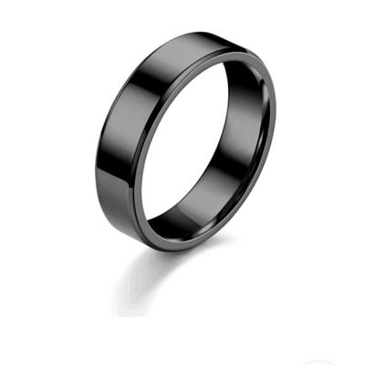 China 2020 New Fashion 6mm Couples Stainless Steel Ring Classic Titanium Soft Wedding Ring for sale