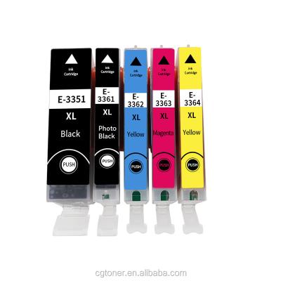 China COMPATIBLE Compatible Premium Color Ink Jet Cartridge C13T33514012 T3351 XL T3361 T3362 T33 33XL T33XL Color For Epson XP 530 Printer for sale