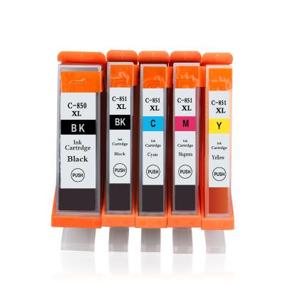 China The PGI-850 CLI-851 COMPATIBLE ink cartridge compatible use in PIXMA MG6380/MG7180/MG7580/iP8780 printerUnited office Primera price for sale