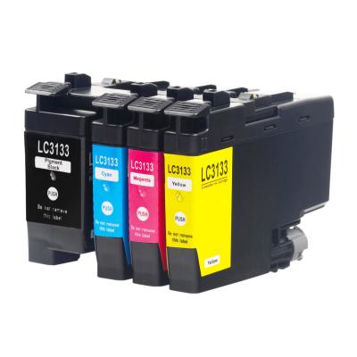 China Compatible fast dry lc3313 use COMPATIBLE in DCP-J772DW, MFC-J491DW, MFC-J890DW ink cartridge for Brother Dye wholesale withchip for sale