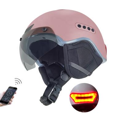 China Road Design Amazon Speakers Bulle Tooth Cycling Motorcycle Led Helmet Smart Safety With 360 Degree Camera for sale