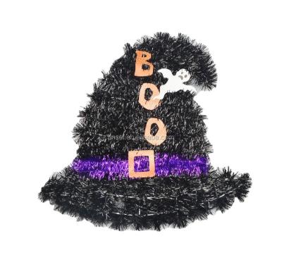 China Environmentally Friendly Halloween Hat Braid Commercial Halloween Hat Hanging (BOO) for sale