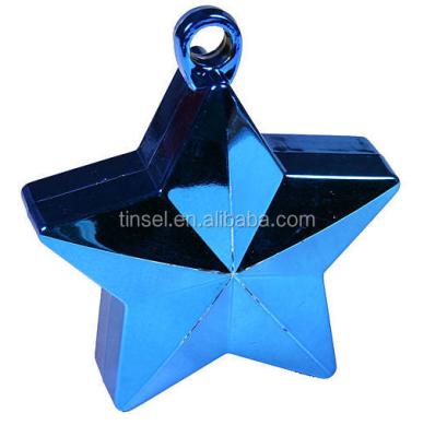 China Recycled Materials Star Plastic Balloon Weights Centerpieces for sale