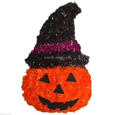 China Environmentally Friendly Halloween Pigtail Pumpkin Hanging Decorations for sale