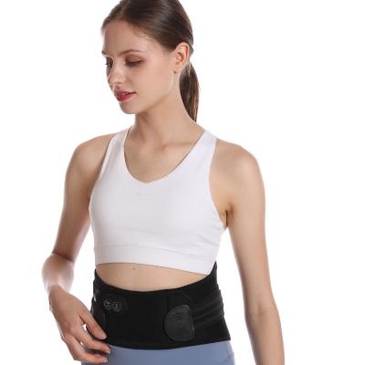 China Comfortable Breathable Built-in Trainer Belt Belt Waist Support Massager Electric Heating Vibrating Belt for sale