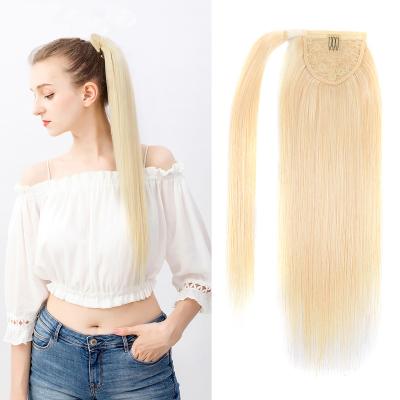 China X-Ring Gold Hair Lover Ponytail Hair Ponytail Extensions Indian Remy Human Hair Ponytail Hair Extension For Women for sale