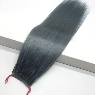 China Factory Wholesale Natural Hair Two Soft Smooth Thick Cotton Shedding Barely Shedding Twins I-Tip Glue Knot Two Line Hair Extensions for sale