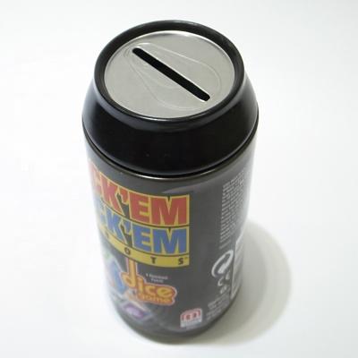 China Black Aluminum Food Cans Are Manually Sealed And Custom Sealed Metal Tin Cans Can Be Filled With Beverages for sale