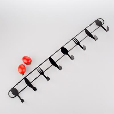 China Simple Design Kitchen Viable Home Decorative Wall Creative Stainless Steel Kitchen Hook for sale