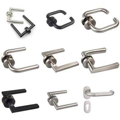 China Modern/Contemporary/Traditional/EUROPEAN Modern with 304 Stainless Steel Pull Safety Lever Door Handles for sale