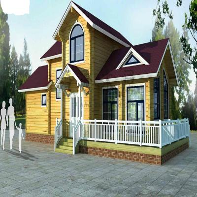 China Modern Wooden House Kit Thailand Wooden Frame House Prefab House Wooden Log Cabin for sale