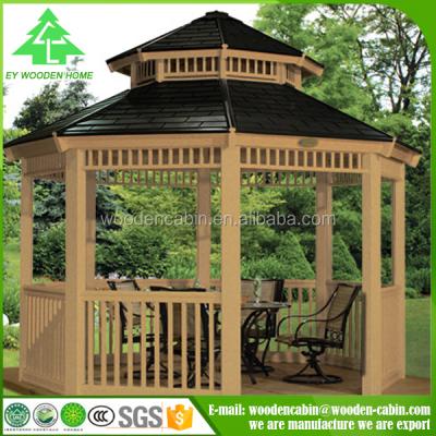 China Wooden hot new products for 2016 outdoor durable wooden garden gazebos/gazebo customized for sale