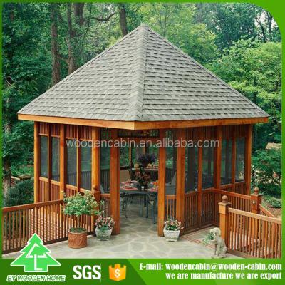 China Hexagonal Wooden Cheap Price Gazebo Manufacturer From China for sale