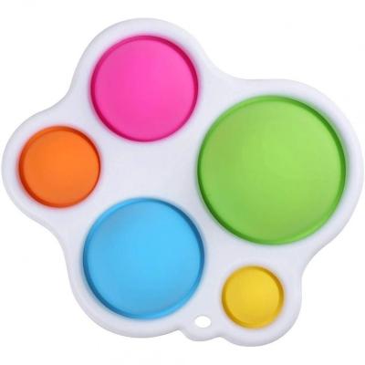 China Funny Educational Pendant Press Toy Decompression Toy Finger Bubble Music Fingertip Gyro Compass Pressure Plate 2-in-1 Contact Decompression for sale