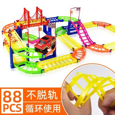 China Toy Wholesale Variety Car Track Toy Assembled Electric High Speed ​​Slotted Toy Car DIY Educational Toy Car For Children for sale