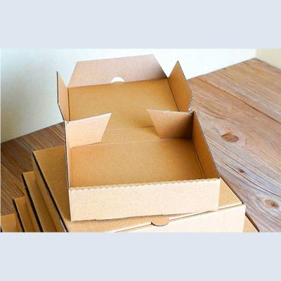 China Disposable 7 inch corrugated printed do not carton empty pizza packing box for sale