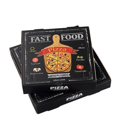 China Recyclable Corrugated Packaging Box Pizza Paper Box With Custom Logo for sale