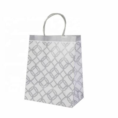 China Recycled Materials Customize Square Gift Wrapping Paper Bag Kraft Paper Bag Kraft Printed Paper Bag for sale