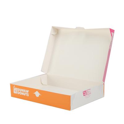 China Best Recyclable Selling Cardboard Donut Box Food Box Custom Printing Full Wholesale for sale