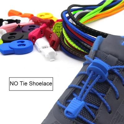 China Tie Lace No Tie Laces Elastic For All Adult And Kids Sneakers Fits Heightening Boots Boards Shoes And Casual Shoes for sale