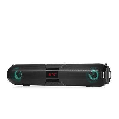 China No Heavy X22S Bass Subwoofer FM Radio Soundbar RGB Speaker for sale