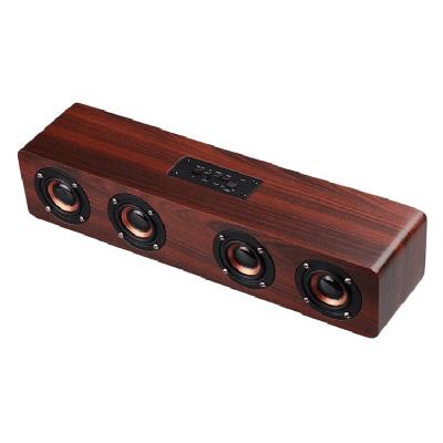 China No Korea kc Style Wooden Bar Boombox Wireless Sound Speaker for sale