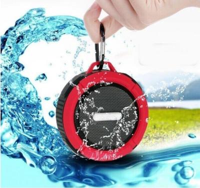 China Wireless Speakers Blue Factory Tooth Mini Portable C6 Music Player Shower Waterproof Wireless Speaker for sale