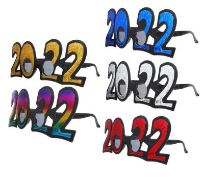 China 2022 New Years Eve Party Decorations 2022 New Years Eve Party Glasses New Years Eve Party Favor Funny Glasses Celebration Party for 2022 New Years Eve Party Decorations for sale