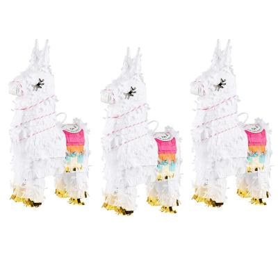 China Miniature Paper Llama Pinatas for Party Decorations Cinco de Mayo Party Supplies Llama de fiesta Girls Birthday 10.5 x 5 x 2 inches for sale