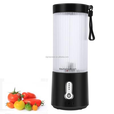 China Car Juicer Blender Portable Outdoor Travel 450ML USB Rechargeable Portable Shaker Blender for sale