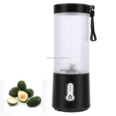 China Portable Blenders 6 Car 450ml Stainless Steel Blades Electric Portable Blenders High Power Blender for sale