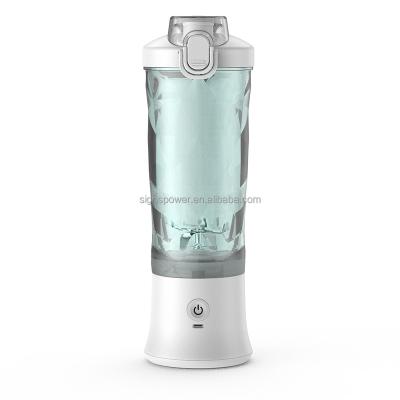 China 600ml Car Portable Blender Juicer with 6 Blender Crush Ice Mix Frozen Fruit Blender for sale