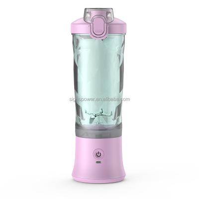 China Car Factory Design 600ml Waterproof Electric Rechargeable Portable Blender for sale