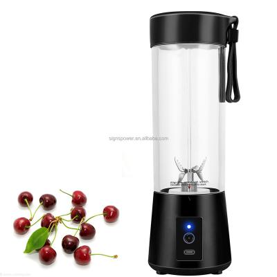 China Hot Selling Car Mini Portable Blender 400ml Usb Fruit Electric Juicer Extractor Vegetable Machines for sale