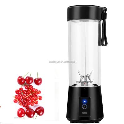 China Portable Car Kitchen Appliances 6 Blades 4000mah Electric Blender With 400ml Blender for sale