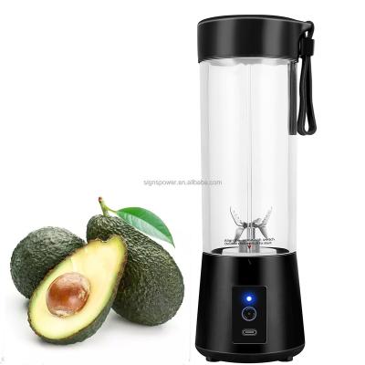 China Rechargeable Electric Portable Mini Fresh Juice Car USB Blender Fast Portable Blender for sale