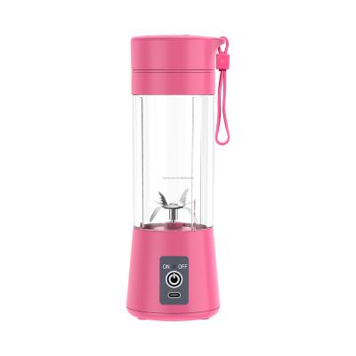 China Best Sport 380ML Outdoor Car Electric Ice Cream Smoothie Blender Food Teacher Portable Juicer Blender for sale