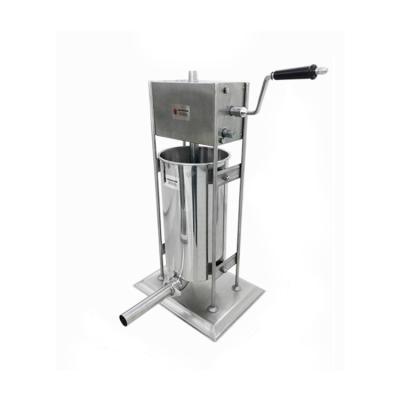 China Hotels 15L Commercial Stainless Steel Sausage Stuffer Vertical Manual Filling Maker Making Machine for sale