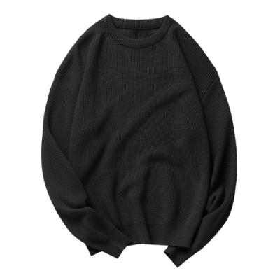 China Factory Wholesale Autumn&winter Anti-wrinkle Knitwear Mens Solid Cotton Sweater Knit Sweater Custom Men Sweater for sale