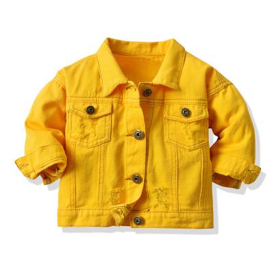 China Anti-wrinkle Anti-wrinkle spring spring children coat girls clothing kids outwear boutique clothes long sleeve little girl denim jacket for sale