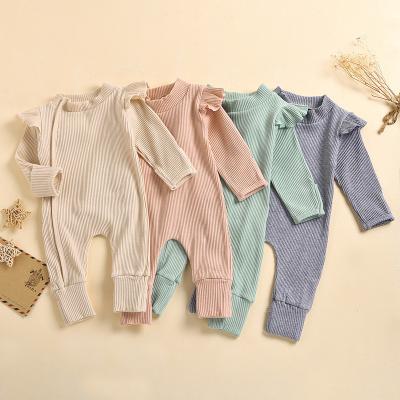 China Spandex/Wholesale 100% Cotton Spandex Custom Manufacturers/Autumn Baby Clothes Organic Romper Cotton Summer Newborn Baby Bodysuits for sale