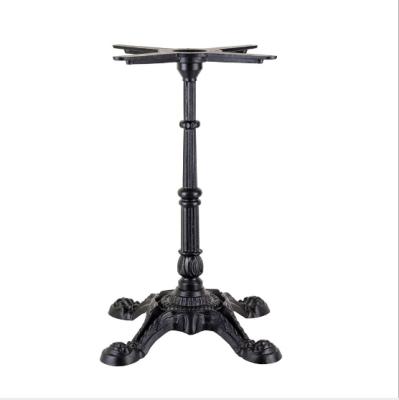 China Hot Selling Table Bistro Table 4 Toes Cast Iron Table Base Marble Top for sale