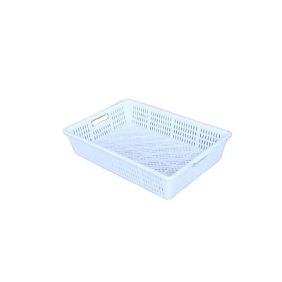 China Plastic Square Stackable Mesh Crate from Mesh Stackable Egg Turnover Basket for sale