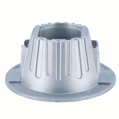 China ADC12 A380 A356 Alsi12 Zinc 3# 5# 8# LED Housing Industrial Spinning Light Lampshade Die Cast Aluminum Precision Alloy Casting Structure for sale