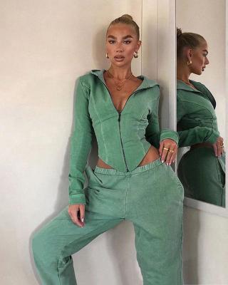 China Autumn Fashion Casual Jogging Suitfor Women High-waisted Breathable Hoodie Sweatpants for sale