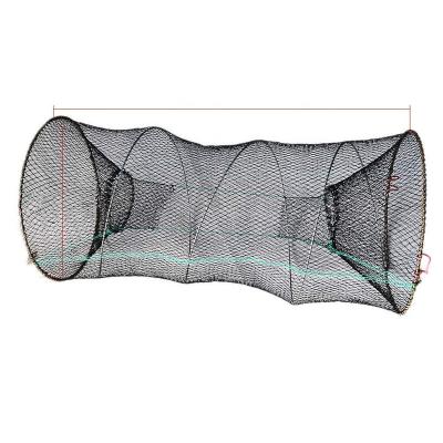 China Heavy Duty Commercial Steel Crab Traps 30*60cm Cylindrical Crab Trap for sale