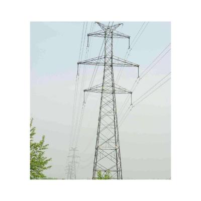 China Q235B Galvanized Tapered Electric Power Distribution Transmission Line Towers 35kv 110kv 800kv High Voltage Substation Structures for sale