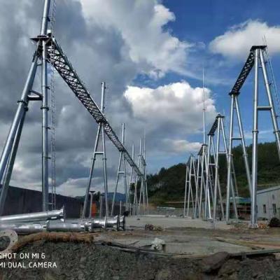 China Transmission line steel structure bridge steel frame substation electrical transmission line electrical substation construction steel days 22-30 for sale