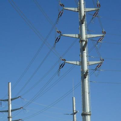 China Transmission Line KV Substation Structures Steel Lattice Tower Pylons Poles Masts TZ-06 for sale